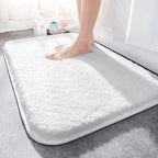 Mirezona Bath Mat Non-Slip Microfiber Extra Soft