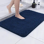 Mirezona Bathroom Floor Mat Plush Microfiber