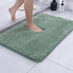Mirezona Bathroom Floor Mat Plush Microfiber