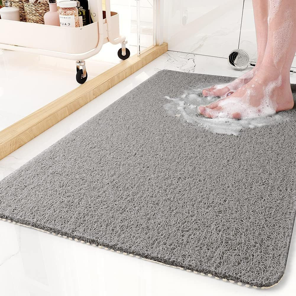 Mirezona Shower Mat Quick-Drying Non-Slip Anti-Mold