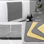 Mirezona Shower Mat Quick-Drying Non-Slip Anti-Mold