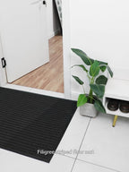 Mirezona Striped Door Mat Anti-Slip Indoor Outdoor Use