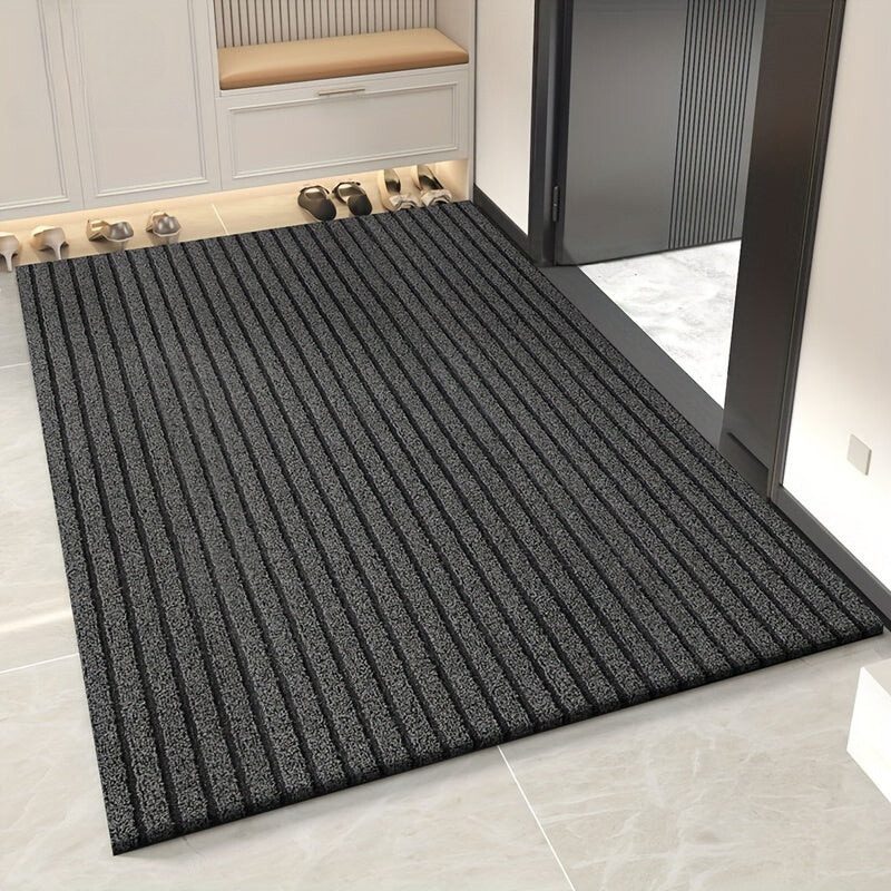Mirezona Striped Door Mat Anti-Slip Indoor Outdoor Use