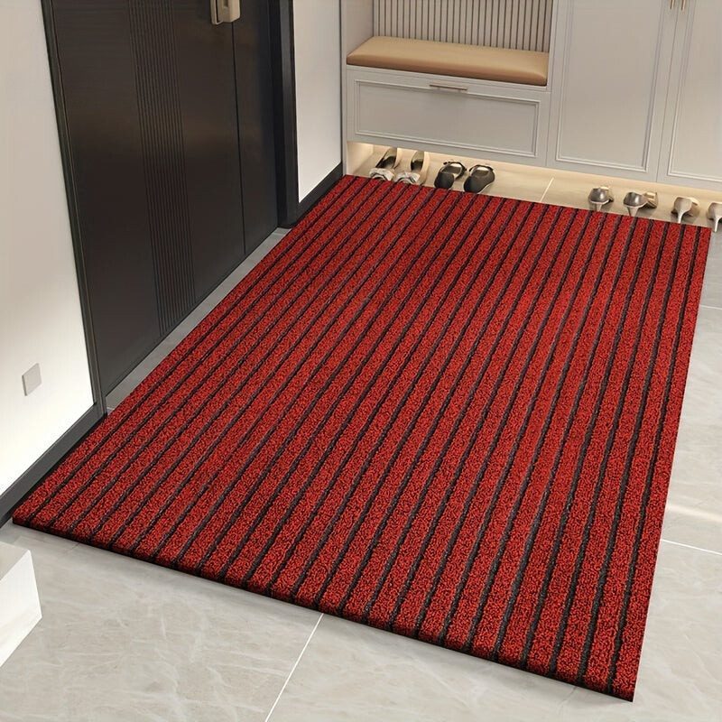 Mirezona Striped Door Mat Anti-Slip Indoor Outdoor Use